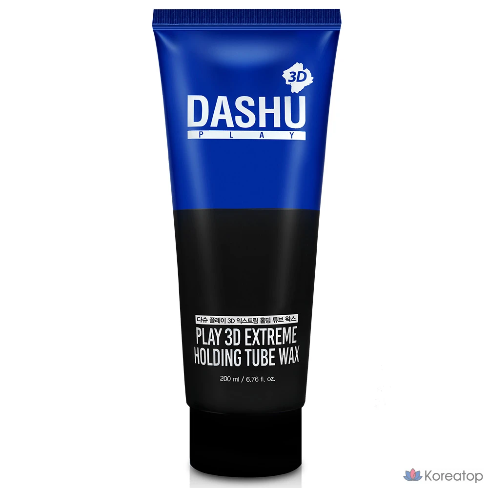 Воск для волос DASHU Play 3D Extreme Holding, 200 мл, 1 шт.