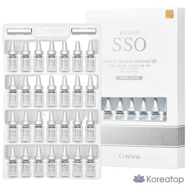 Отбеливающая ампула для веснушек Coreana Rodinso White Up 28 Days, 1 шт., 56 мл