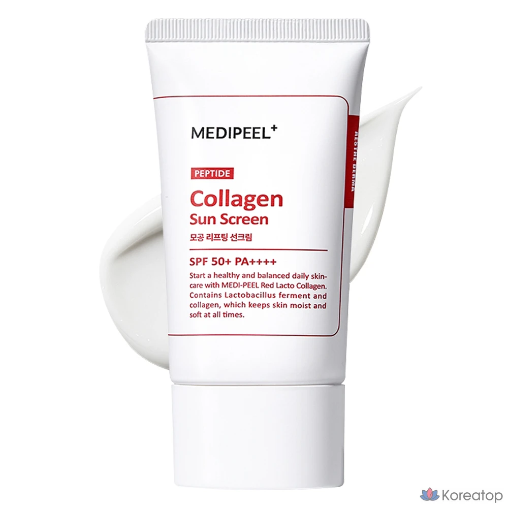 Солнцезащитный крем Medi Peel Red Lacto Collagen для сужения пор, SPF50+ PA++++, 50 мл, 1 шт.