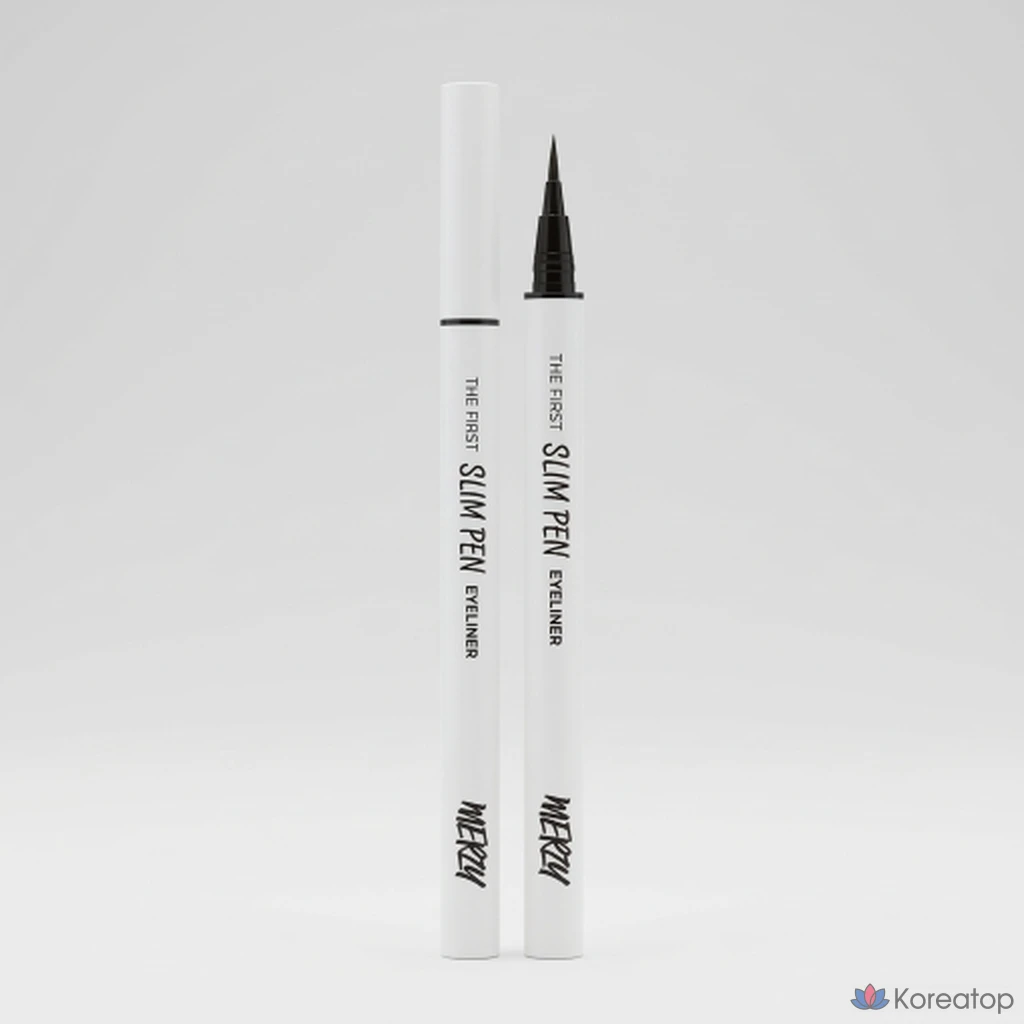 Подводка для глаз MERZY The First Eyeliner STEADYNEW (Slim Pen), оттенок SP1 Black Jin, 1 шт.