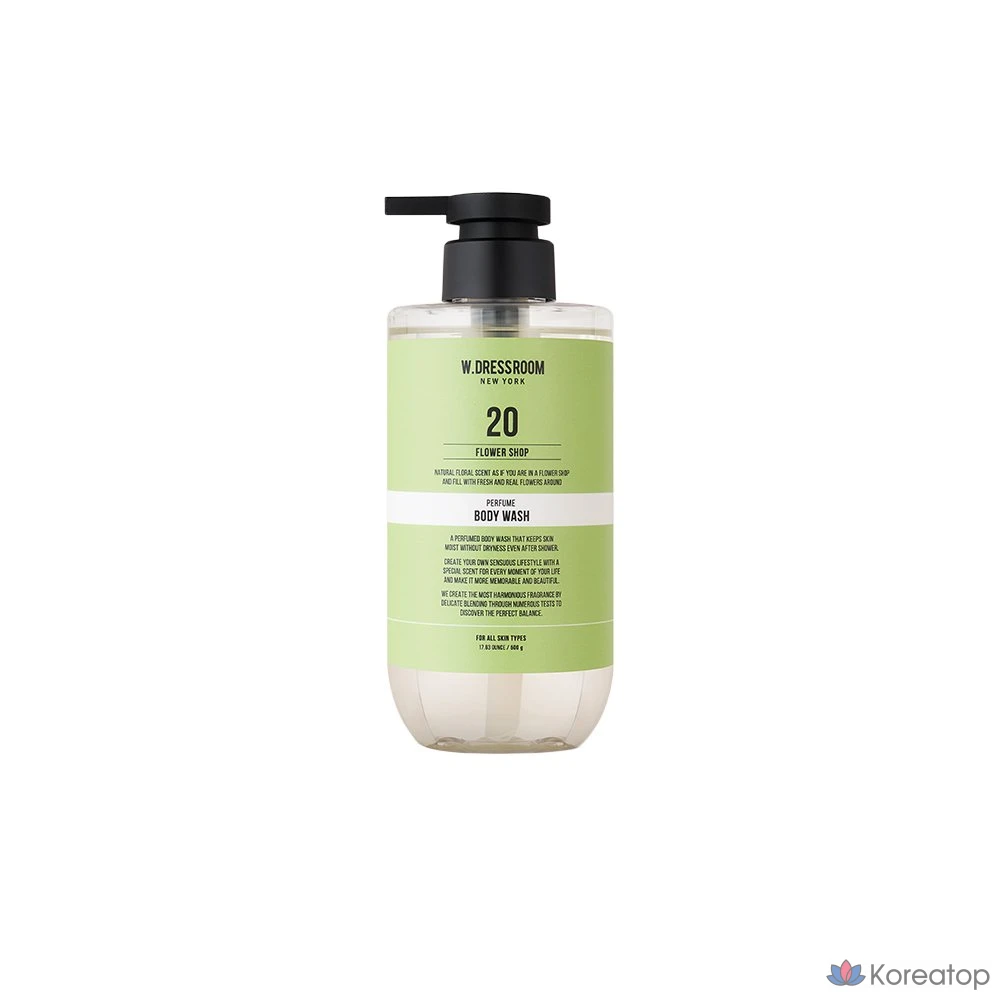 Гель для душа W.Dressroom Perfume Body Wash Flower Shop, 500 г, 1 упаковка
