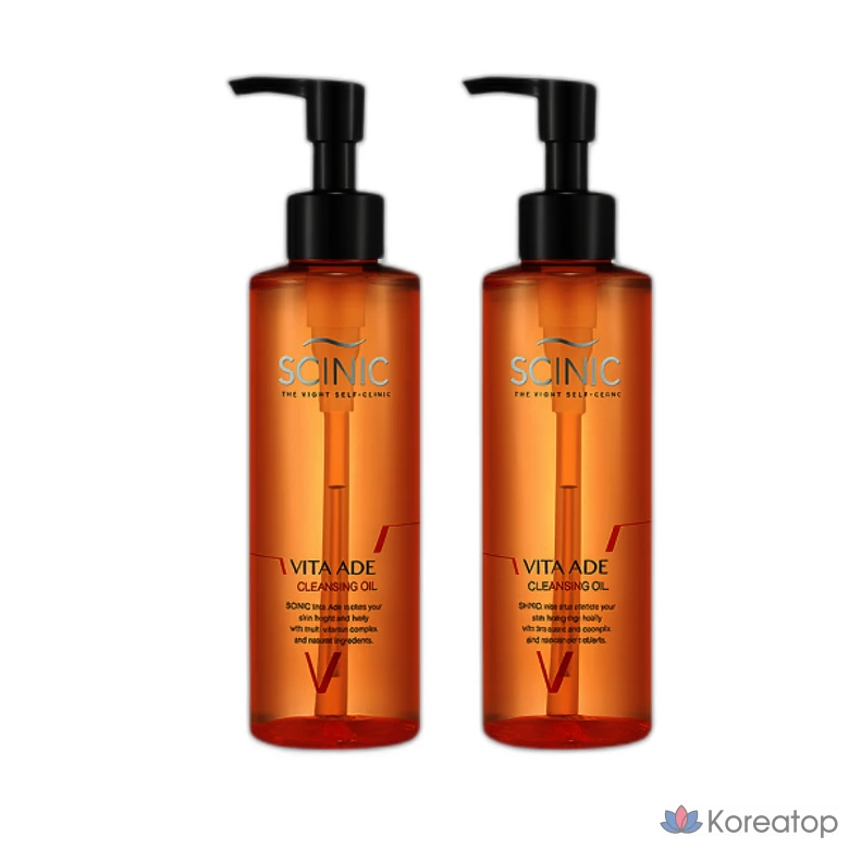 Очищающее масло Scinic Vita-Aid Cleansing Oil, 180 мл, 2 шт.