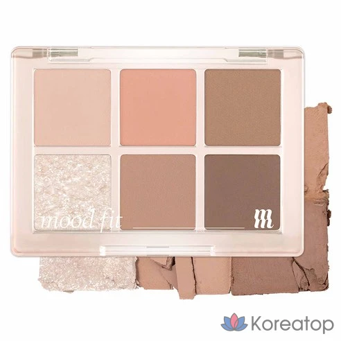 Палитра теней Merge New Mood Fit Shadow Palette NM1 Dry Softening