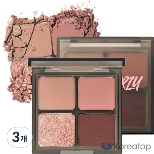 Палетка теней MERZY Mood Fit Shadow Palette, оттенок Amusing Rose, 1 шт.