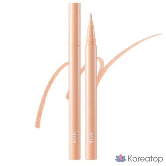 Подводка для глаз BBIA Last Glitter Highliner, оттенок 02 Dewy Peach, 1 г, 1 шт.