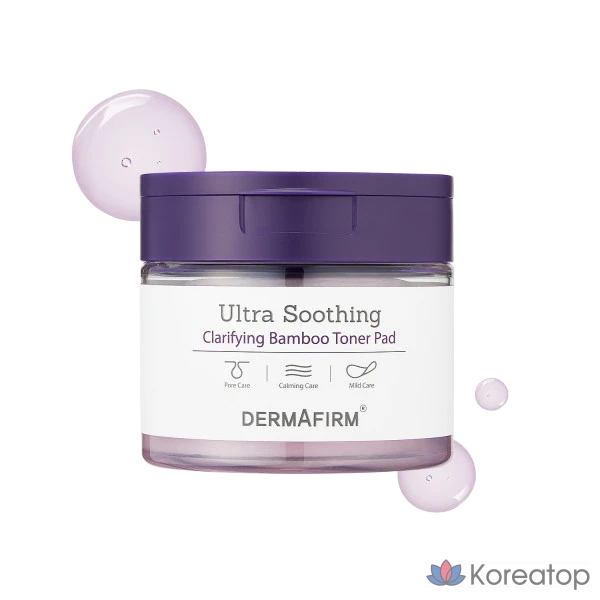 Ультра-успокаивающие очищающие подушечки с бамбуковым тоником, 60 штук