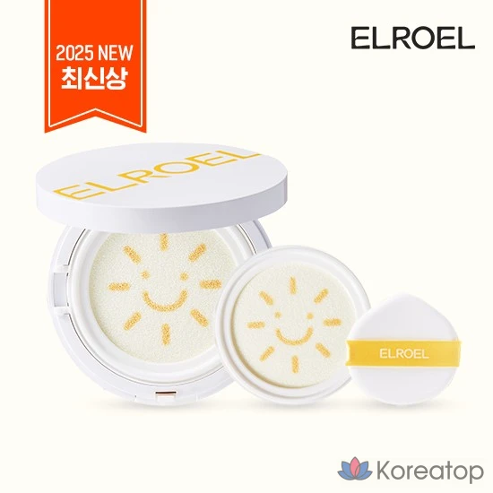 Солнцезащитный кушон ELROEL Pang Pang Big Sun Cushion S9 (1 + 1 Refill), 25 г, 2 шт.