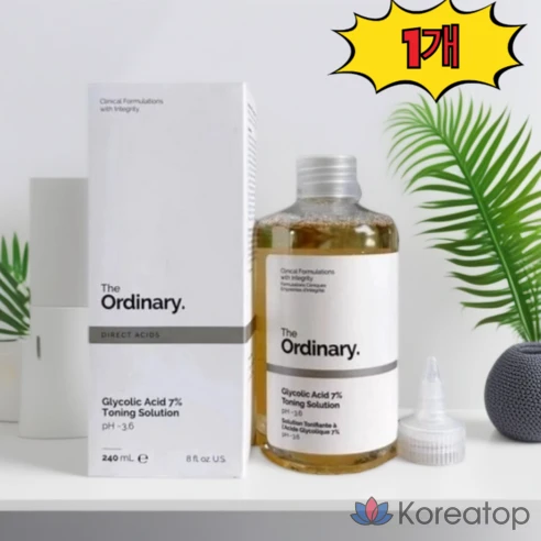 Отшелушивающий тоник для лица с 7% гликолевой кислотой The Ordinary Glycolic Acid 7% Toning Solution, 240 мл