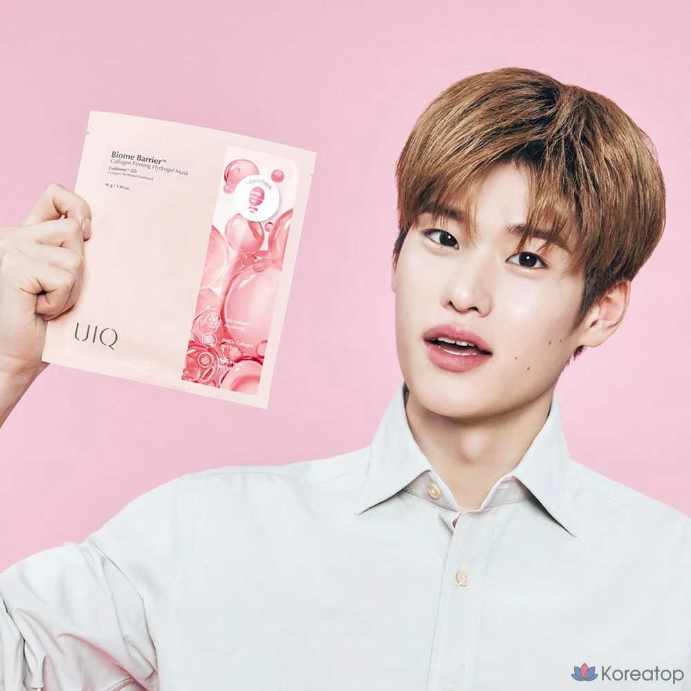 Гидрогелевая маска UIQ Biome Barrier Collagen Firming, 5 листов, 1 упаковка, 5 штук в упаковке