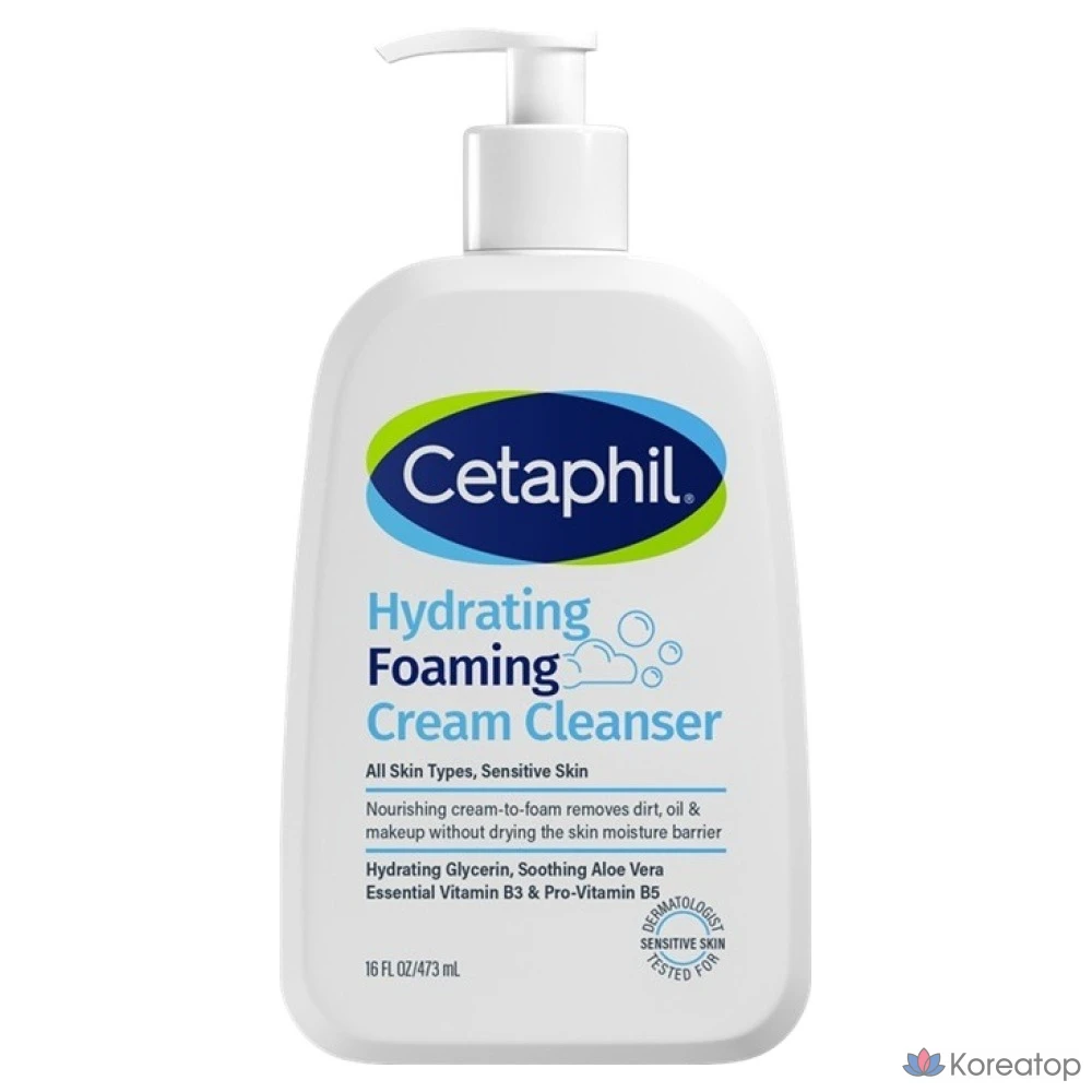 Увлажняющая пенка-крем для умывания Cetaphil, 473 мл, 1 шт.