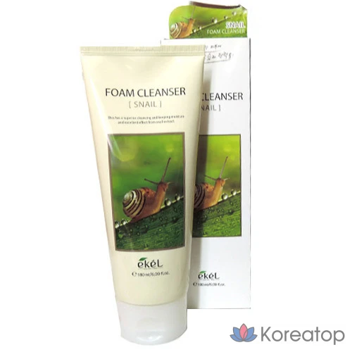 Ekel Пенка для умывания - Улитка, 180 мл, 1 шт.