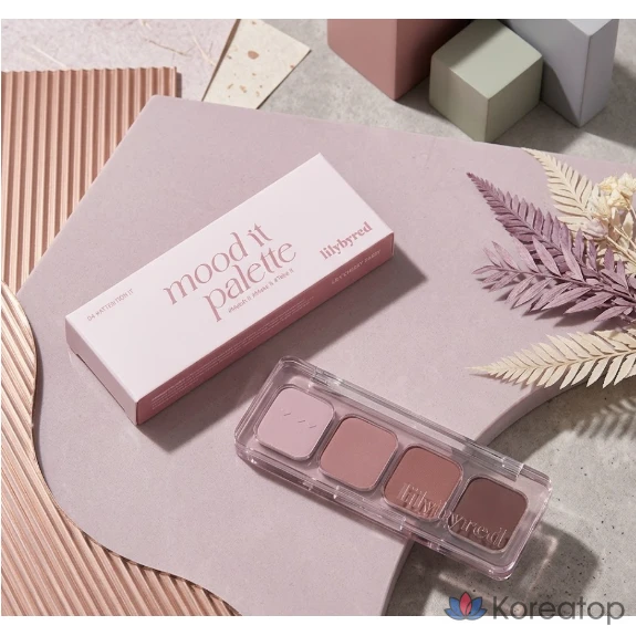 Палетка теней Lilybyred Mood It Palette, оттенок 05 Cherryish It, 1 шт.