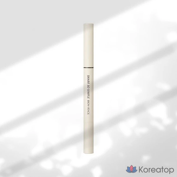 Карандаш для бровей Clio Sharp So Simple Brow Pencil, оттенок 03 Neutral Brown, 1 шт.