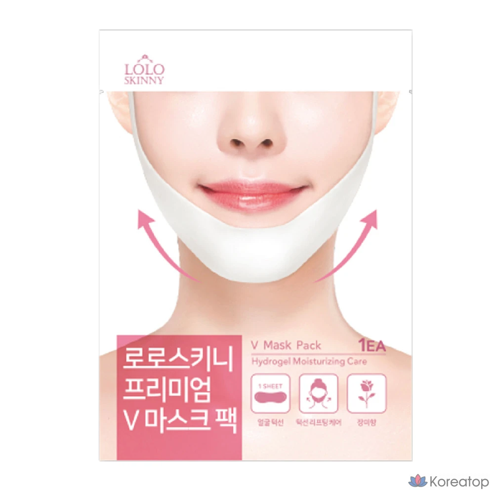 LOLO SKINNY Hydrogel Chin V V-Line Lifting Pack, 1 Pack, 1ea
