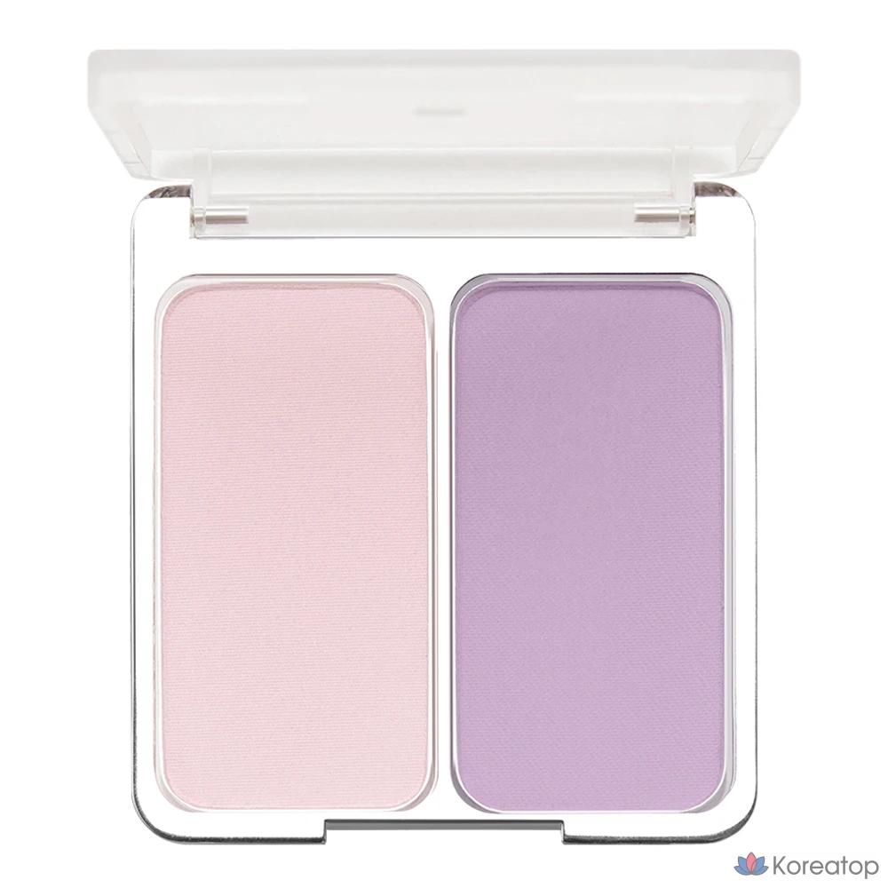 Румяна 2an Dual Cheek Blusher, оттенок 01 Cotton Candy Violet, 9 г, 1 шт.