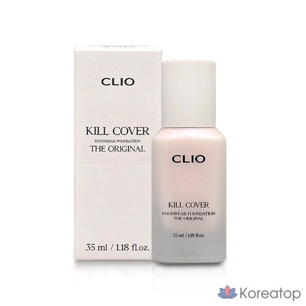 Тональный крем Clio Kill Cover Founwear Foundation The Original, оттенок 19C Light, 35 мл, 1 шт.