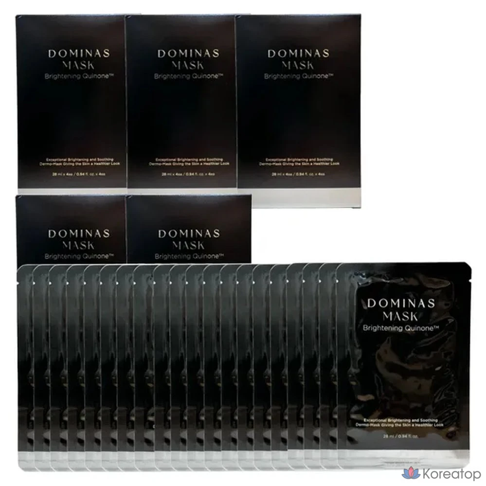 Тканевая маска для лица Dominas Mask, Brightening Care, 28 мл, 20 шт.