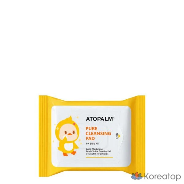 Очищающие подушечки Atopalm Pure, 30 листов, 1 упаковка