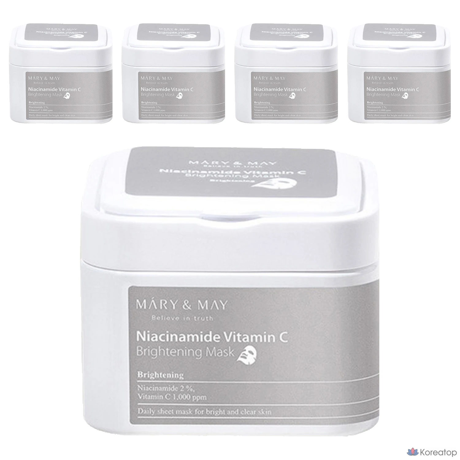 Тканевая маска для лица Mary&May Niacinamide Vitamin C Brightening Mask, 150 шт.