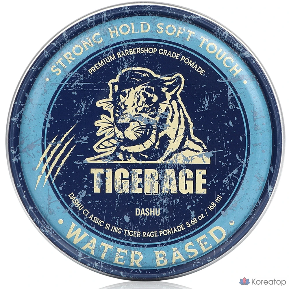 Воск-помада для волос DASHU Classic Tiger Rage на водной основе, 168 мл, 1 шт.