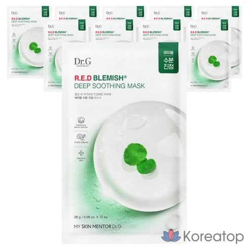 Dr.G R.E.D Blemish Deep Soothing Mask 280 г