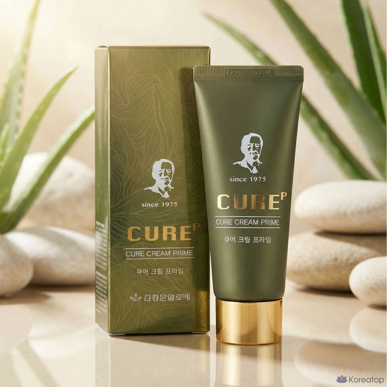Крем для лица KIM JEONG MOON Aloe Lasence Loe Cure Cream Prime, 1 шт., 100 мл