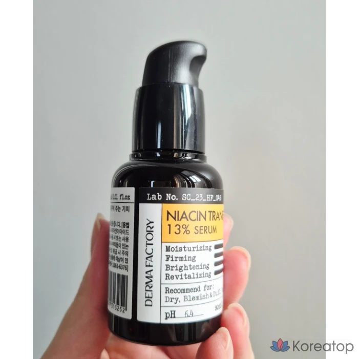 Сыворотка Derma Factory Niacin Tranexamic Acid 13% Serum, 30 мл, 1 шт.