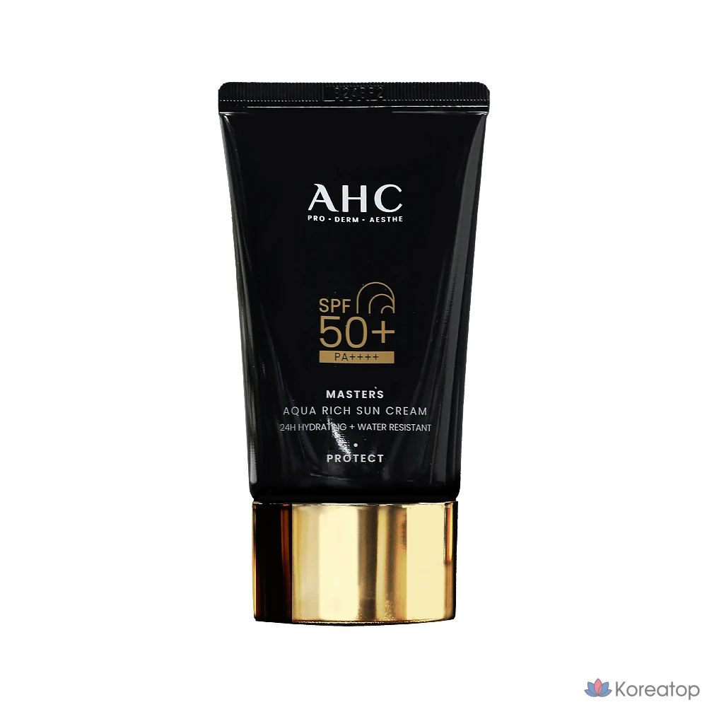 Солнцезащитный крем AHC Masters Aqua Rich Sun Cream SPF50+ PA++++, 60 мл, 1 шт.
