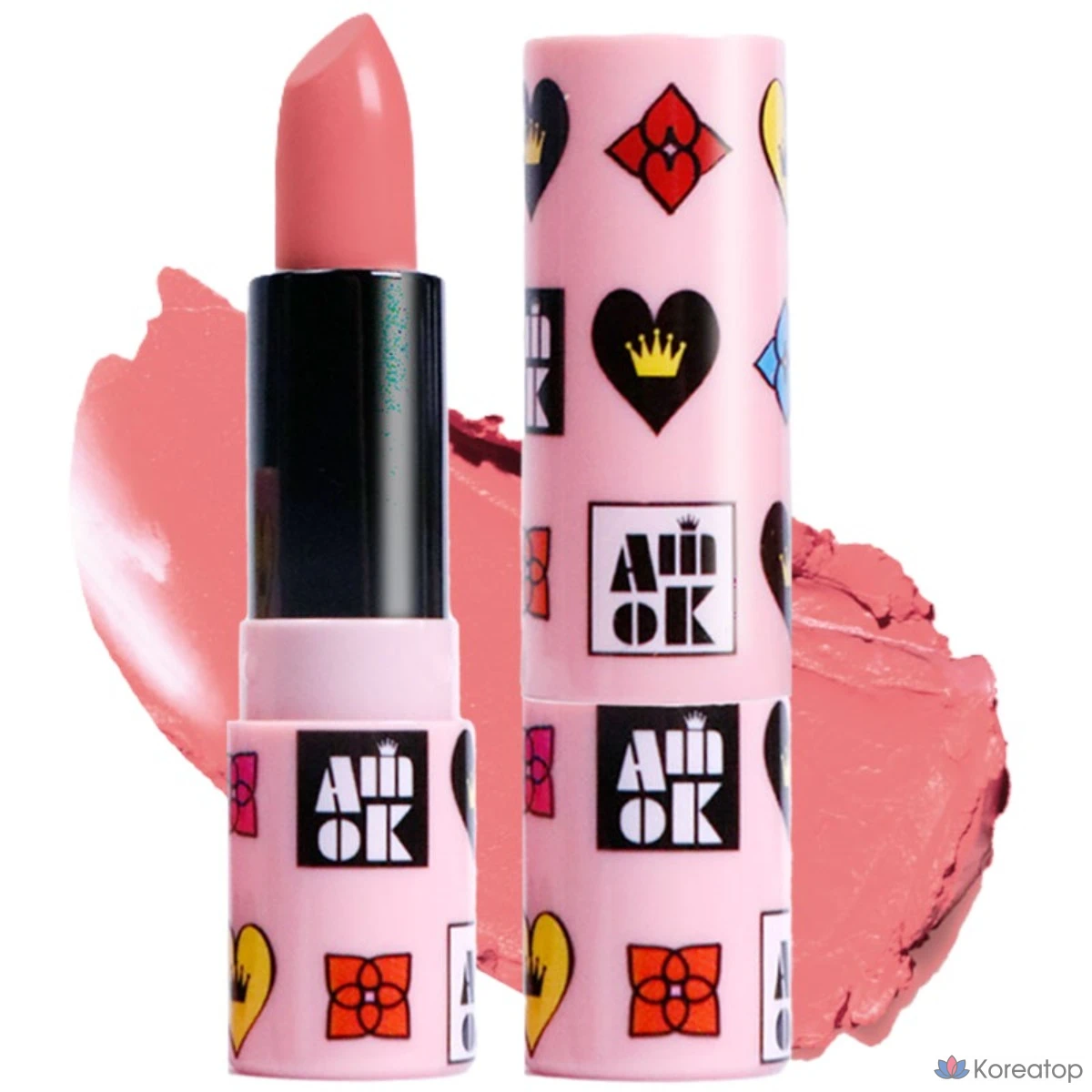 Губная помада YNM Amiok Kidult Picnic Lipstick, оттенок S218 Mystic Coral, 4 г, 1 шт.