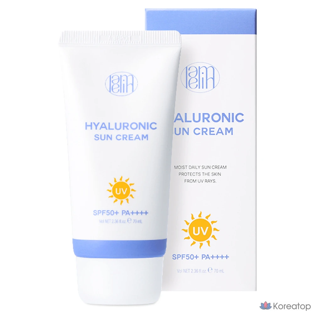 Lamelin Гиалуроновый солнцезащитный крем SPF50+ PA++++, 70 мл, 1 шт.