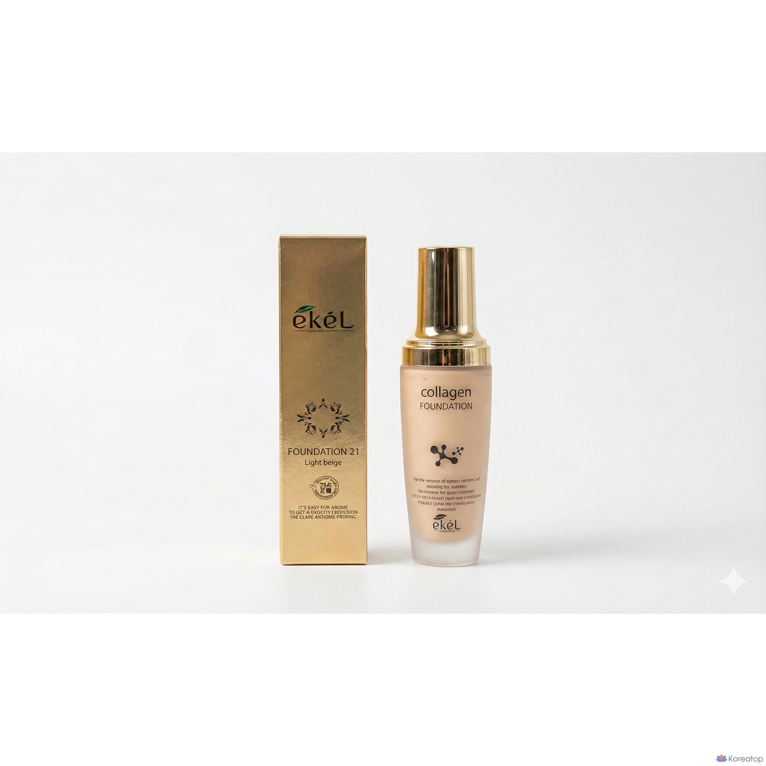 База под макияж Ekel Collagen 50 мл, оттенок True Beige № 23, 1 шт.