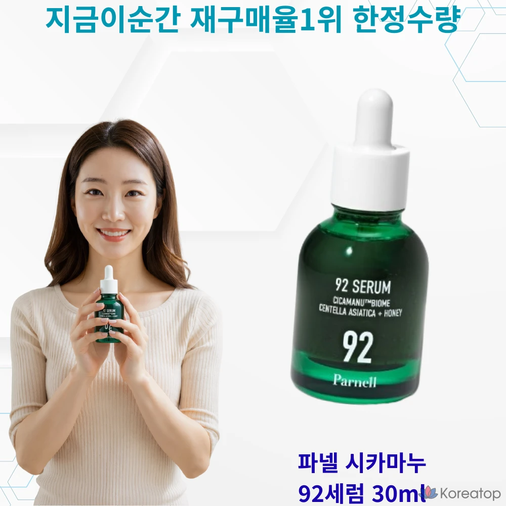 Сыворотка для успокоения кожи Parnell 92 Сыворотка Cicamanu для успокоения кожного сала Parnell Cicamanu 92 Сыворотка, 90 мл, 1 шт.