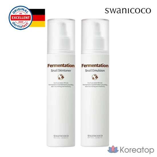 Swanicoco Fermentation Snail 2-piece Set (Toner + Emulsion), 1 шт.