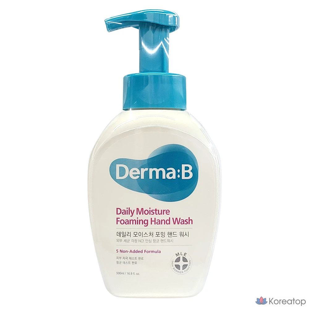 Пенящееся мыло для рук Derma B Daily Moisture, 1 шт., 500 мл