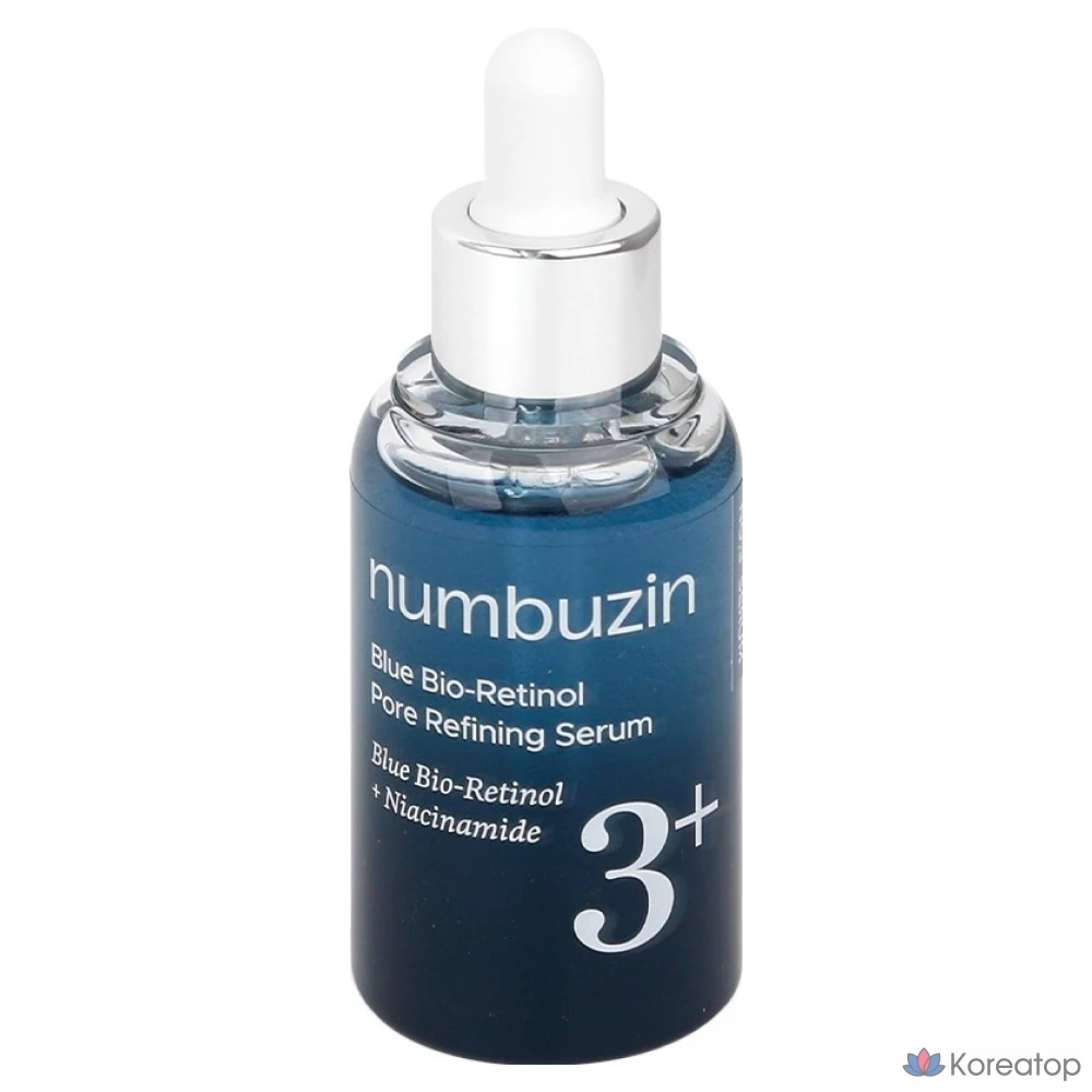 Ампульная сыворотка Numbuzin No.3 Blue Bio Retinol Pore Ampoule, 30 мл, 1 шт.