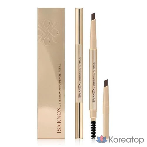 Карандаш для бровей Isa Knox Eyebrow Auto Pencil Liner с заправкой, 1 шт.