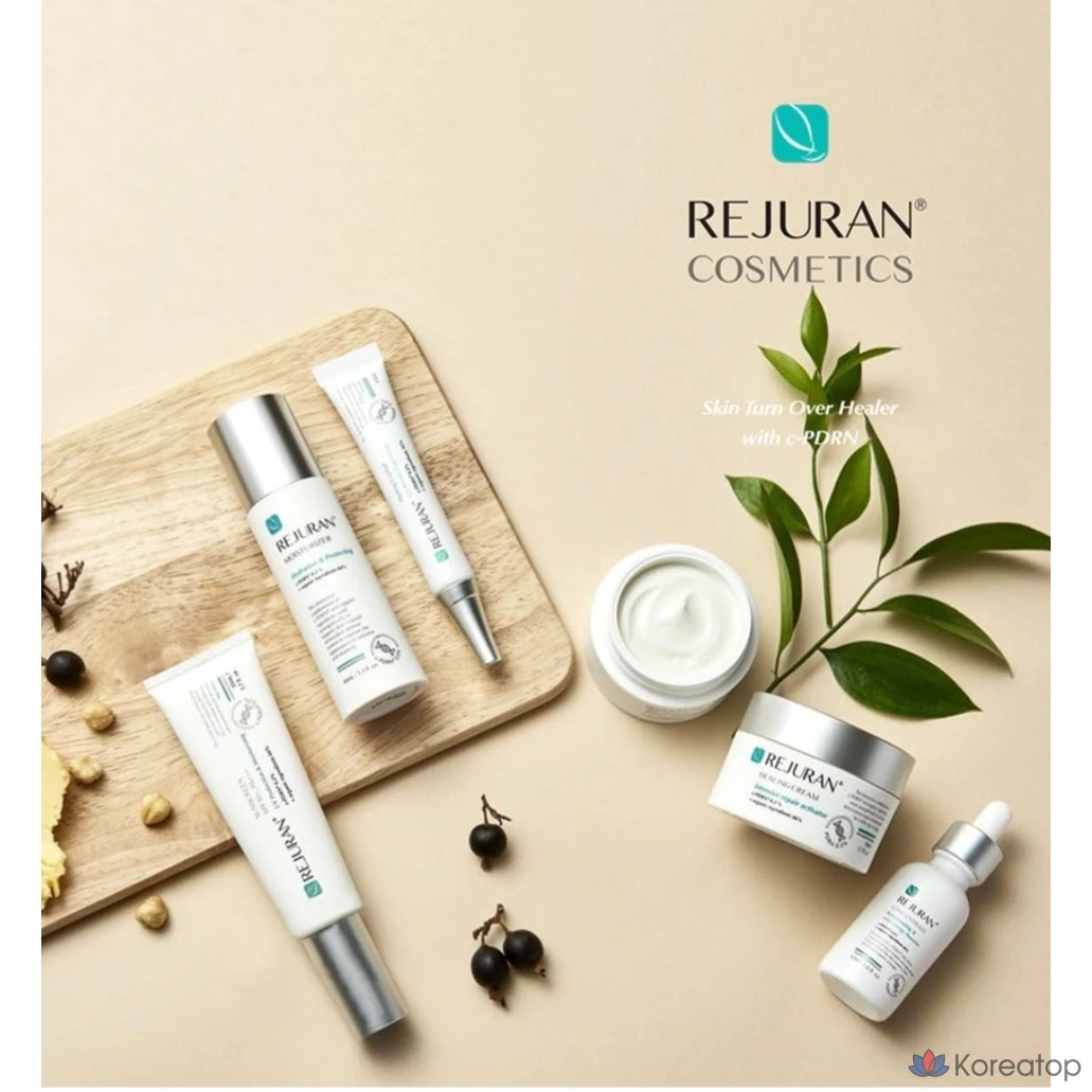 Набор для ухода REJURAN Turnover Healing Care 5-piece Set (Ampoule + Moisturizer + Sunscreen), 1 шт.