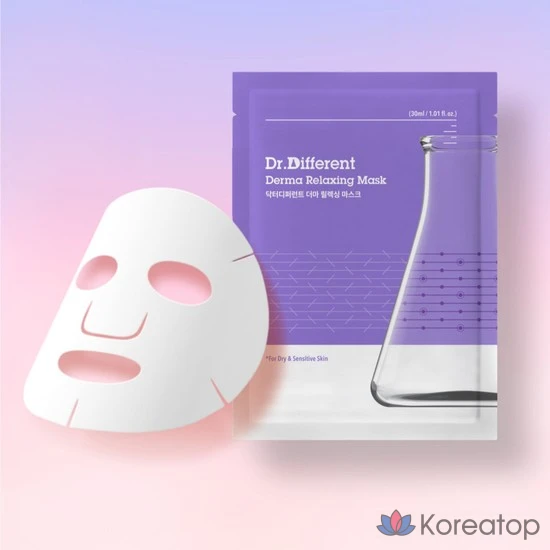 Тканевая маска для лица Dr. Different Derma Relaxing Mask, 30 мл, 1 шт.