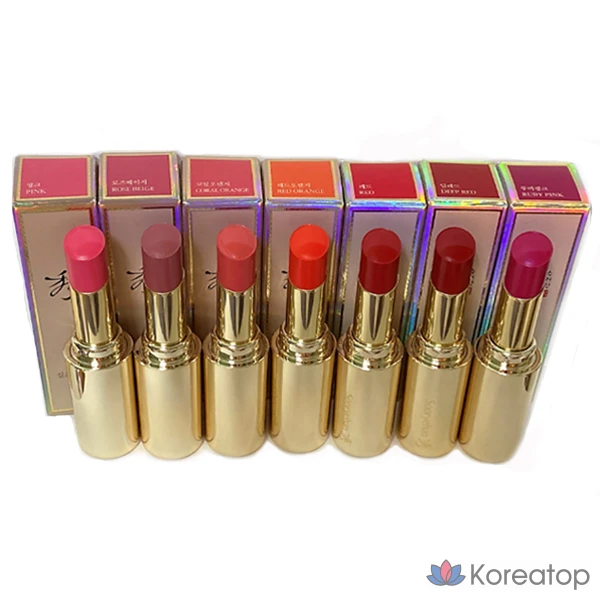 Помада для губ Sooryehan Yeon Silk Lip Rouge, оттенок Rose Pink, 3.5 г, 1 шт.