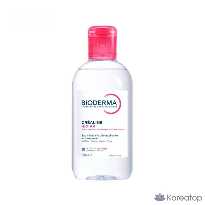 BIODERMA Франция натуральная мицеллярная вода Bioderma Crealine AR, 250 мл, Уход за румянами, 1 шт