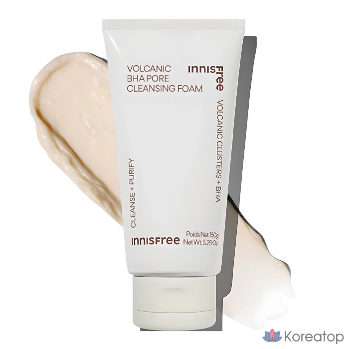 Очищающая пенка Innisfree Volcanic Pore BHA Cleansing Foam, 150 г, 1 шт.