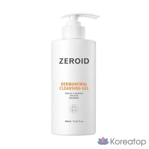 Очищающий гель для лица Zeroid Derma, 450 мл, 1 шт.