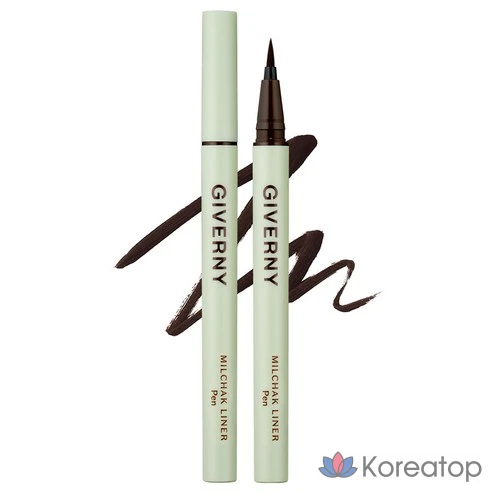 Линер для пишущих ручек Giverny Close-Fitting Pen Liner 0,6 г, № 02 Черно-коричневый