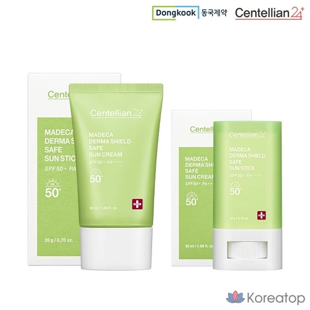 Фармацевтический солнцезащитный крем Dongkook Pharmaceutical (1) + солнцезащитный стик (1)