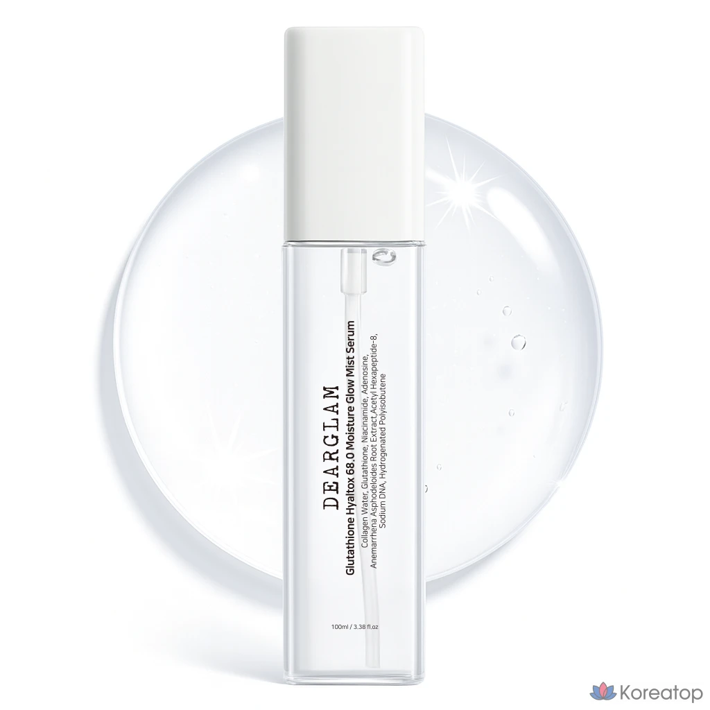 Увлажняющий спрей для лица DEARGLAM Glutathione Hyaltox 68.0, 1 шт., 100 мл