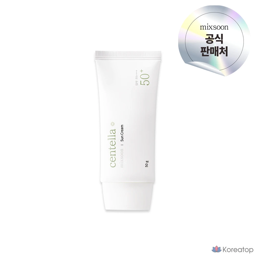Солнцезащитный крем MIXSOON Centella Sunscreen SPF50+ PA++++, 50 г, 1 шт.