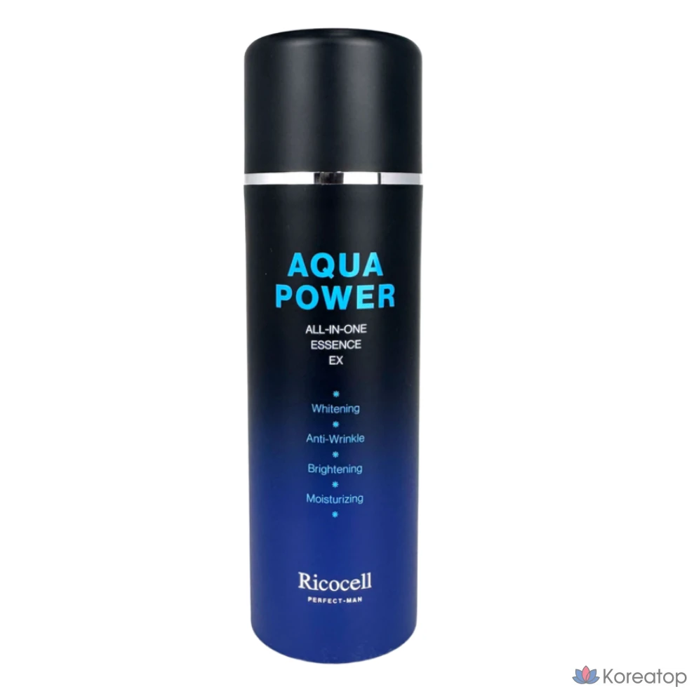 Ricocell Perfect Men Освежающая и увлажняющая эссенция Aqua Power, 150 мл, 1 шт.