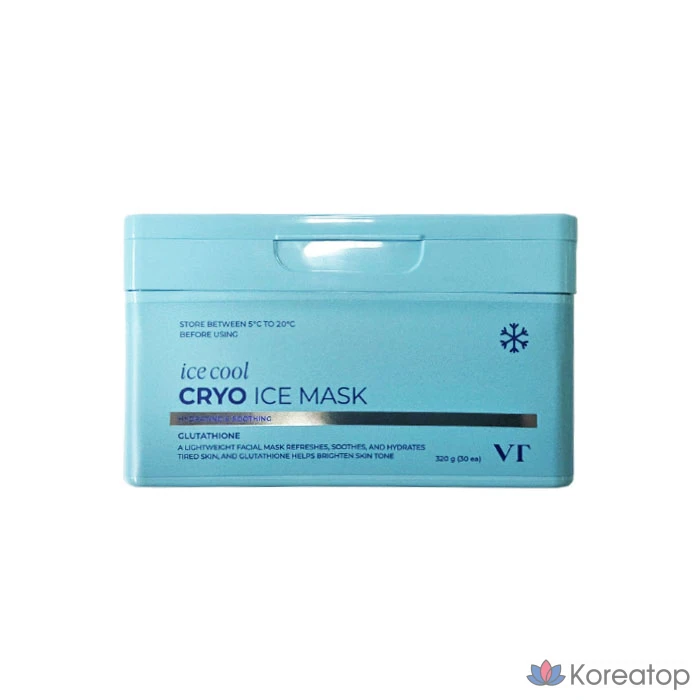 Тканевая маска для лица VT Cosmetics Cryo Ice Mask, 30 шт.