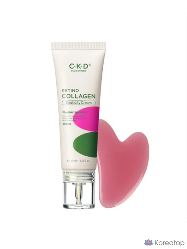 Chong Kun Dang CKD Retino Collagen Низкомолекулярный укрепляющий крем 40 мл, Сердце Гуа Ша, 1 шт., 1 мл