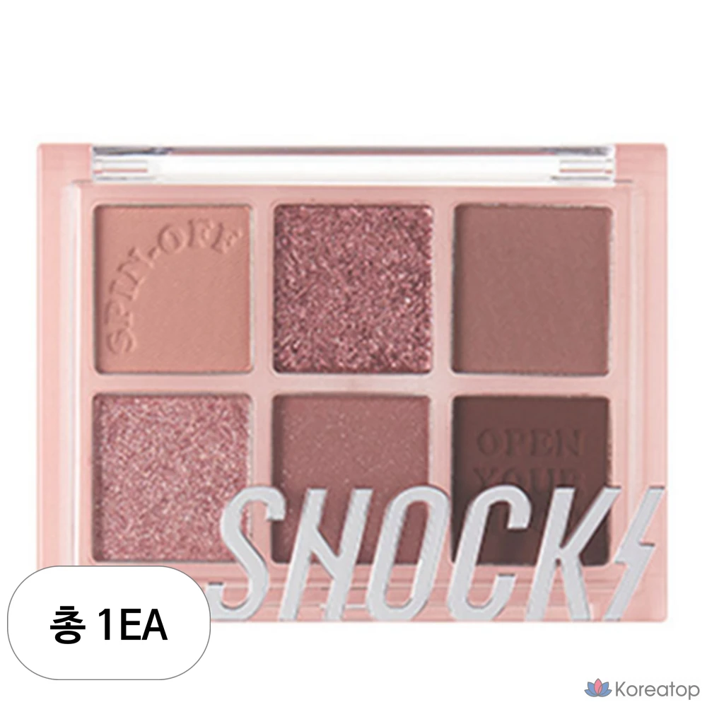 Палетка теней для век Tony Moly The Shocking Spin-Off Eye Palette 4,8 г, оттенок 02 Love Rosy, 1 шт.
